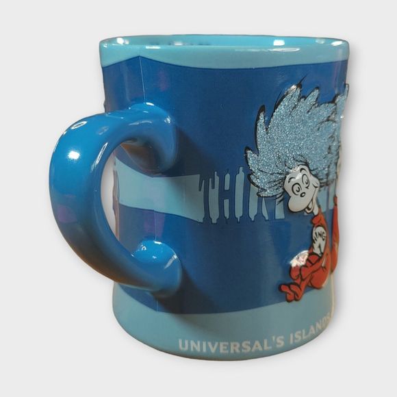 Dr Seuss Thing One And Two Universals Islands Of Adventure Blue 3D Coffee Mug - Picture 5 of 9